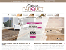 Tablet Screenshot of histoiredeparquet.fr